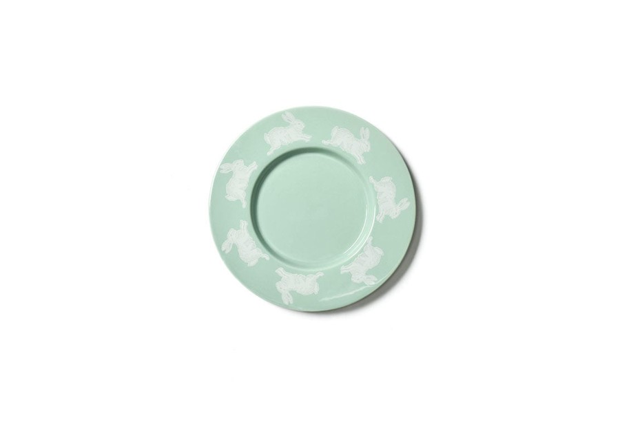 Shop All Dinnerware | Coton Colors by Laura Johnson Speckled Rabbit Rimmed Salad Plate