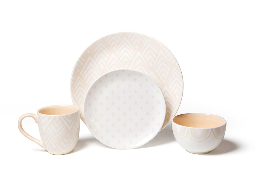 Shop All Dinnerware | Coton Colors by Laura Johnson Layered Diamond 4 Piece Place Setting