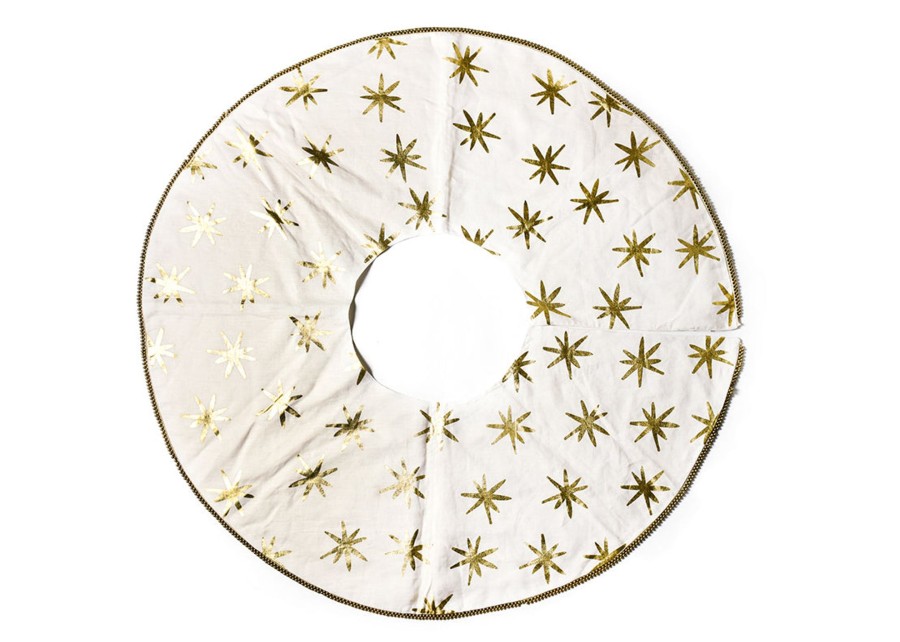 Seasonal Decor | Coton Colors by Laura Johnson Gold Star Tree Skirt