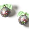 Holiday Ornaments | Coton Colors by Laura Johnson Rockin' Around The Christmas Tree Glass Ornament