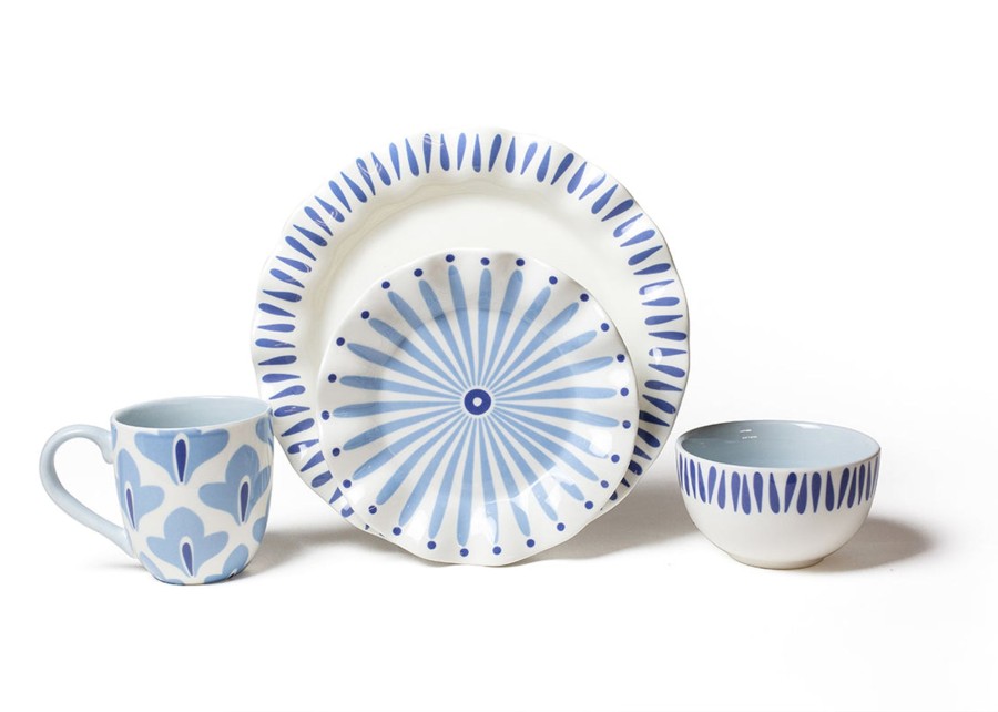 Shop All Dinnerware | Coton Colors by Laura Johnson Iris Blue 4 Piece Place Setting