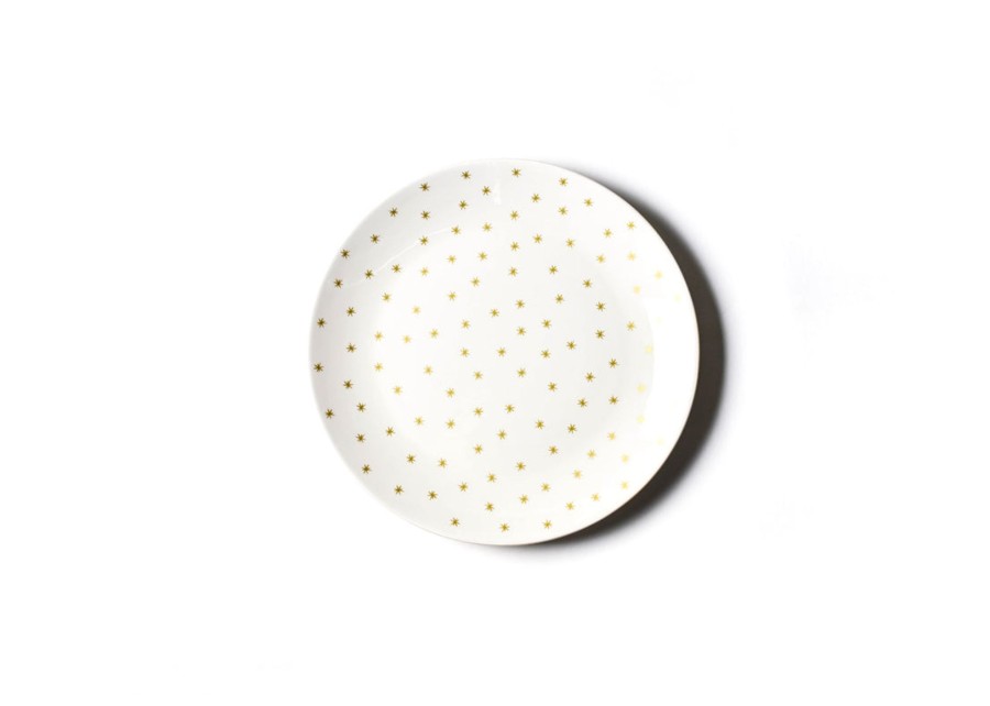 Shop All Dinnerware | Coton Colors by Laura Johnson Gold Star Dinner Plate, Set Of 4