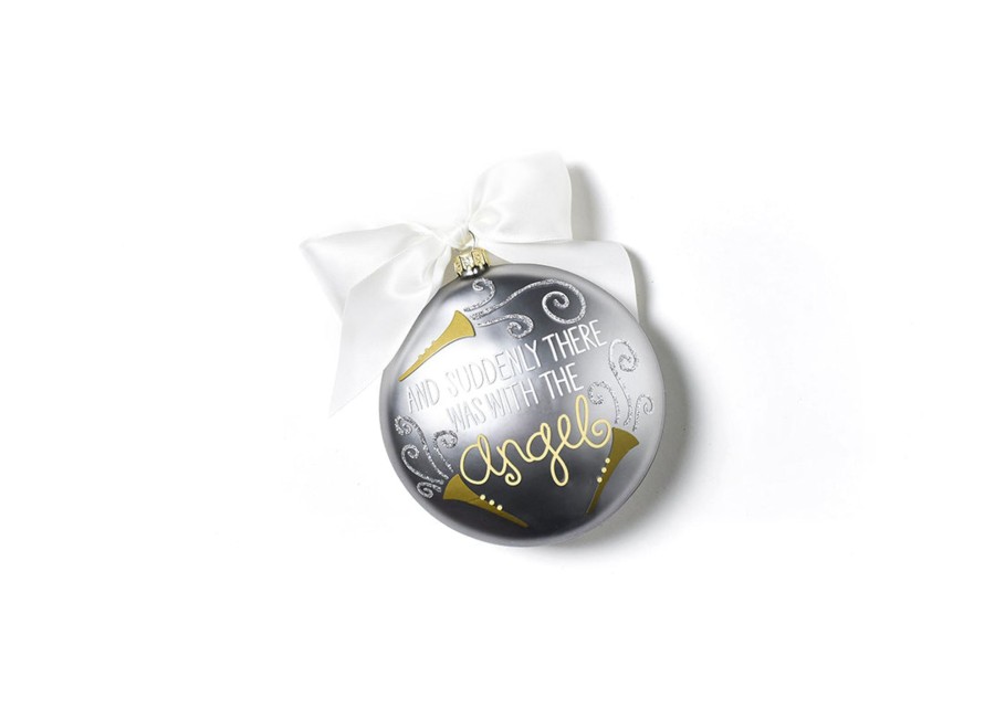 Religious Ornaments | Coton Colors by Laura Johnson The Birth Of Christ Glass Ornament - Luke 2:13