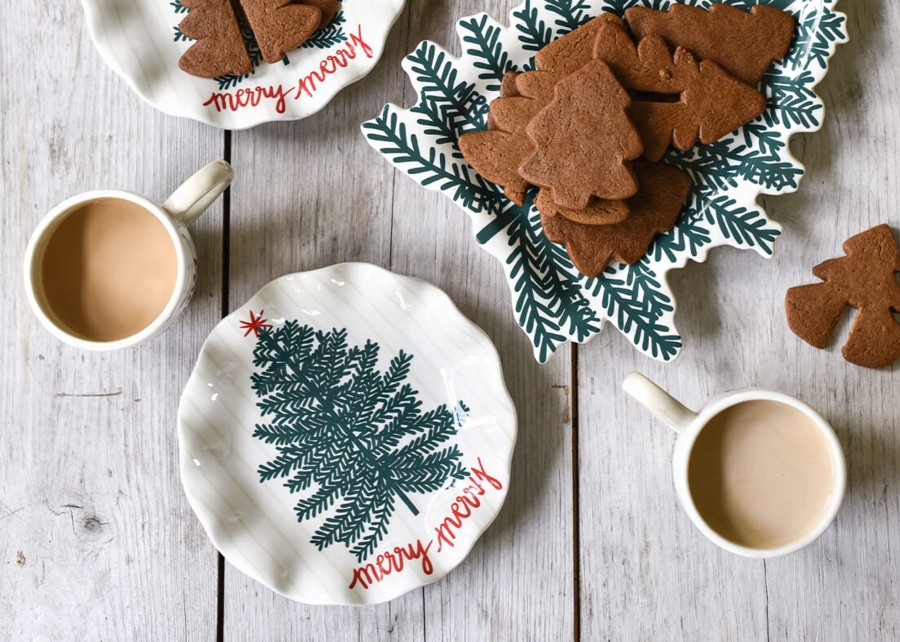 Shop All Dinnerware | Coton Colors by Laura Johnson Balsam And Berry Ruffle Salad Plate