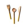 Utensils | Coton Colors by Laura Johnson Fundamentals Brass Wood Appetizer Utensils, Set Of 3