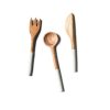 Shop All Serveware & Entertaining | Coton Colors by Laura Johnson Fundamentals Stellar Wood Appetizer Utensils, Set Of 3