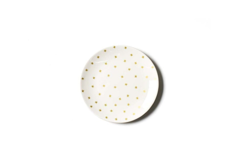 Shop All Dinnerware | Coton Colors by Laura Johnson Gold Star Salad Plate, Set Of 4