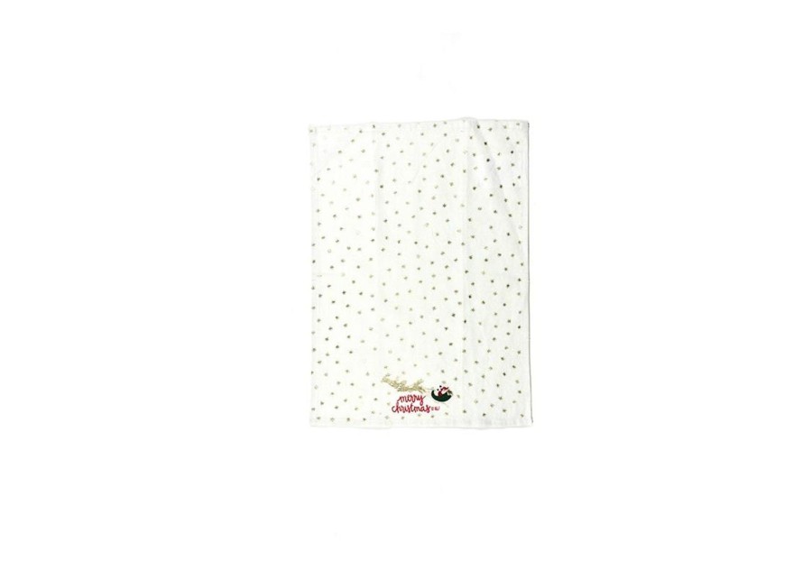 Shop All Home | Coton Colors by Laura Johnson Christmas In The Village Santa Small Hand Towel