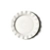 Shop All Dinnerware | Coton Colors by Laura Johnson Signature White Ruffle Dinner Plate