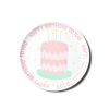 Birthday | Coton Colors by Laura Johnson Pink Happy Birthday Cake Melamine Dinner Plate