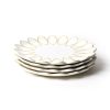 Shop All Dinnerware | Coton Colors by Laura Johnson Deco Gold Scallop Dinner Plate, Set Of 4