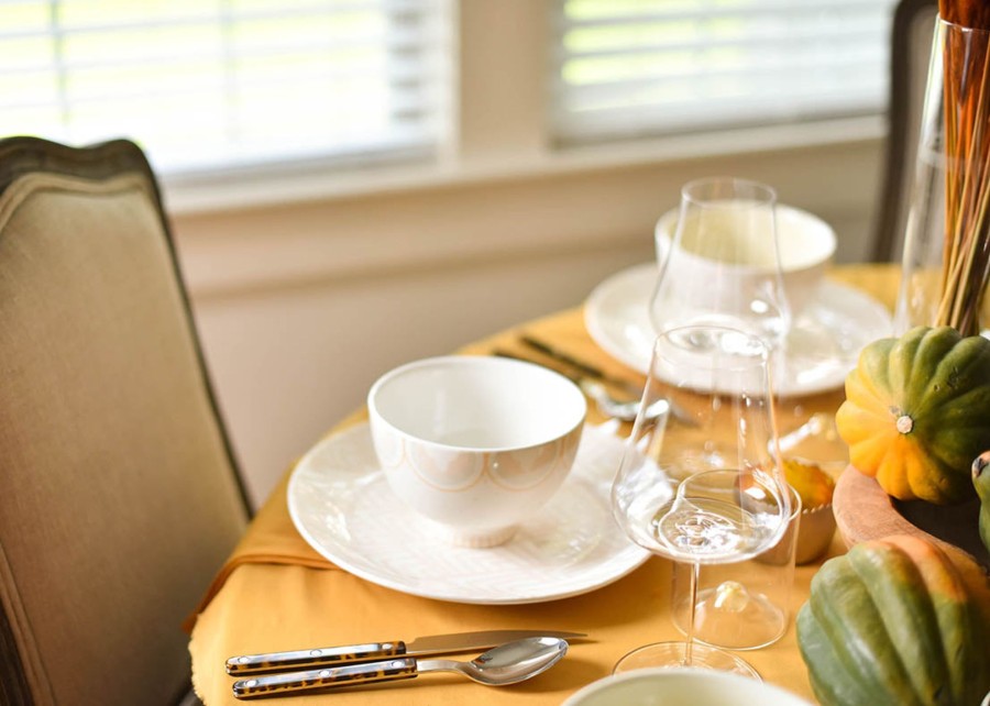 Shop All Serveware & Entertaining | Coton Colors by Laura Johnson Blush Arabesque Trim 6" Footed Bowl