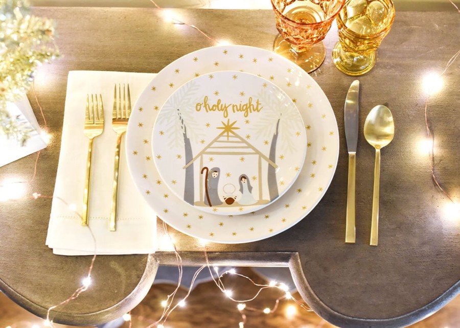 Shop All Dinnerware | Coton Colors by Laura Johnson Gold Star Dinner Plate