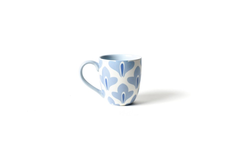 Sets | Coton Colors by Laura Johnson Iris Blue Sprout Mug, Set Of 4