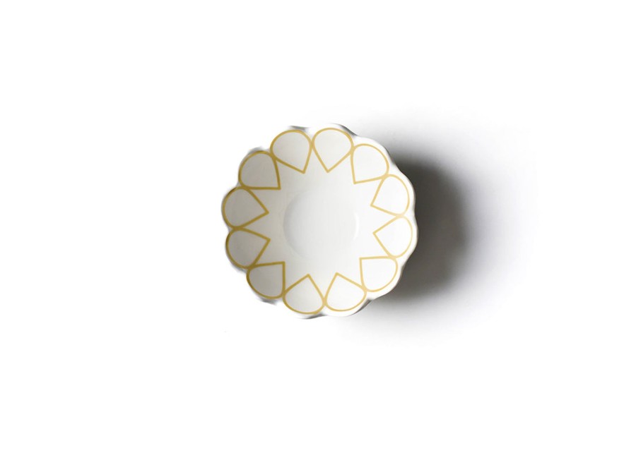 Shop All Dinnerware | Coton Colors by Laura Johnson Deco Gold Scallop Small Bowl