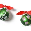 Commemorative Ornaments | Coton Colors by Laura Johnson I'Ve Been So Good Glass Ornament