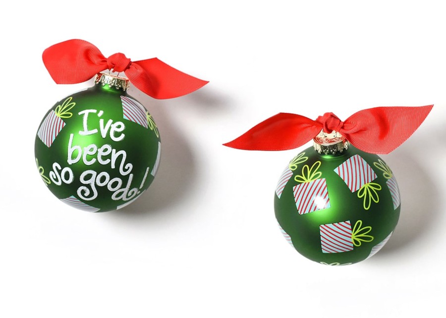 Commemorative Ornaments | Coton Colors by Laura Johnson I'Ve Been So Good Glass Ornament