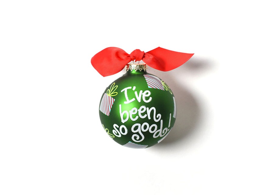 Commemorative Ornaments | Coton Colors by Laura Johnson I'Ve Been So Good Glass Ornament