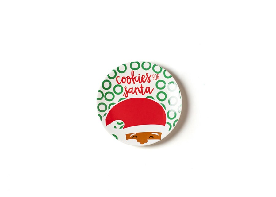 Shop All Dinnerware | Coton Colors by Laura Johnson North Pole Cookies For Santa Plate, Brown Skin