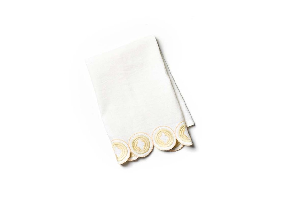 Shop All Home | Coton Colors by Laura Johnson Blush Arabesque Trim Medium Hand Towel