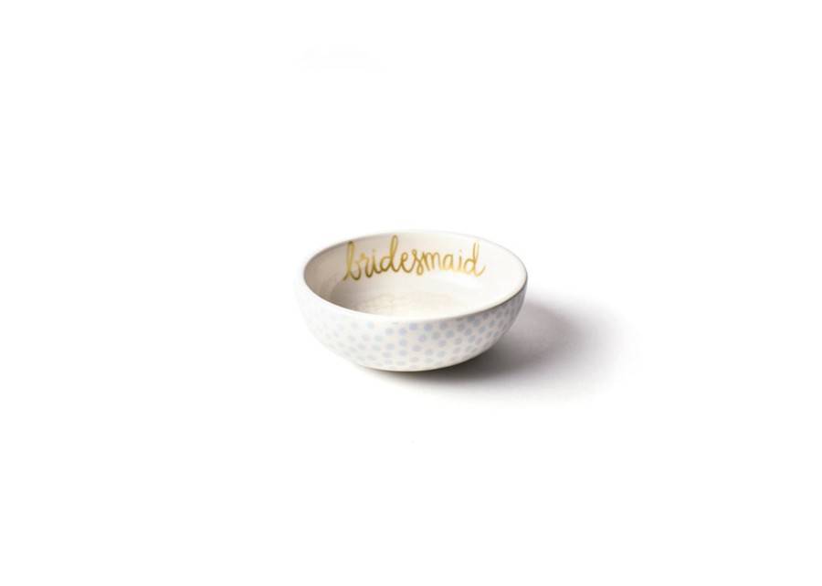 Shop All Celebrations | Coton Colors by Laura Johnson Ecru Floral Bridesmaid Round Trinket Bowl