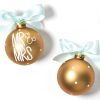 Wedding & Anniversary Ornaments | Coton Colors by Laura Johnson Mr. & Mrs. Glass Ornament