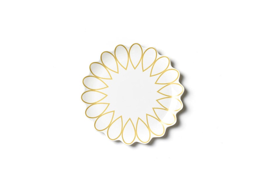 Shop All Dinnerware | Coton Colors by Laura Johnson Deco Gold Scallop Dinner Plate