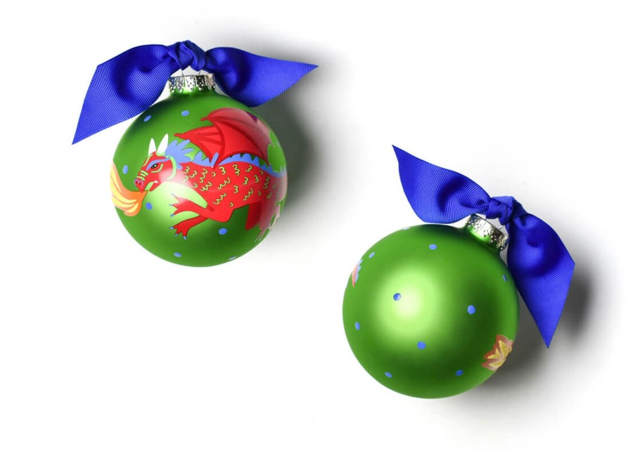 Babies & Children Ornaments | Coton Colors by Laura Johnson Dragon Glass Ornament