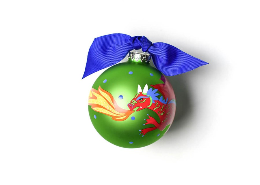 Babies & Children Ornaments | Coton Colors by Laura Johnson Dragon Glass Ornament