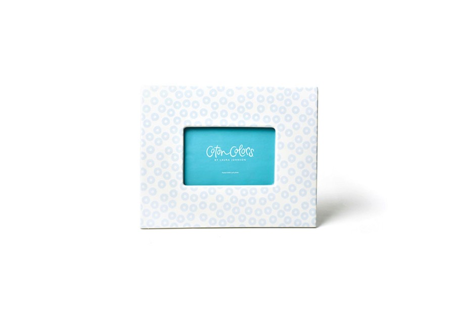 Shop All Home | Coton Colors by Laura Johnson Iris Blue Pip Rectangle Frame