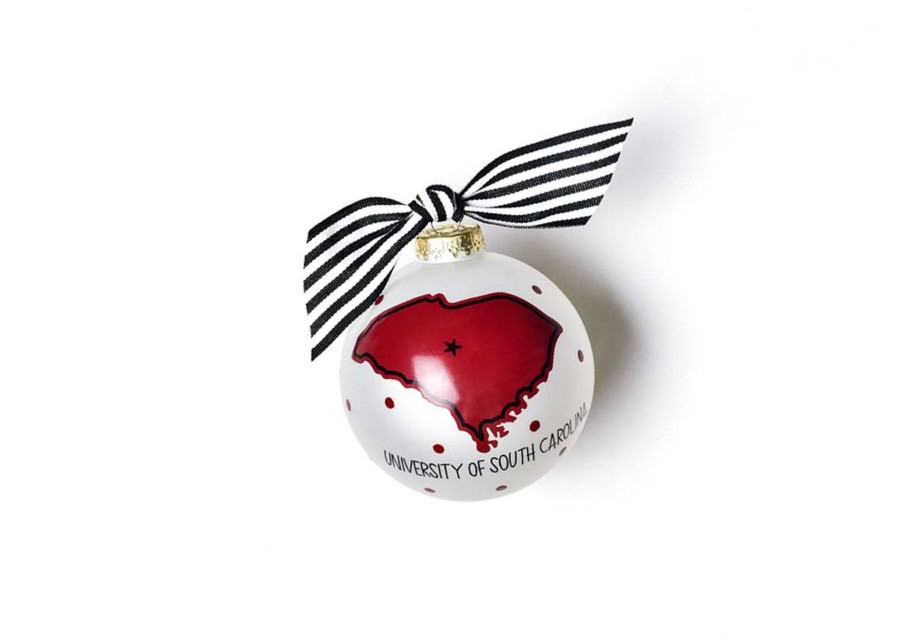 Collegiate Ornaments | Coton Colors by Laura Johnson University Of South Carolina State Glass Ornament