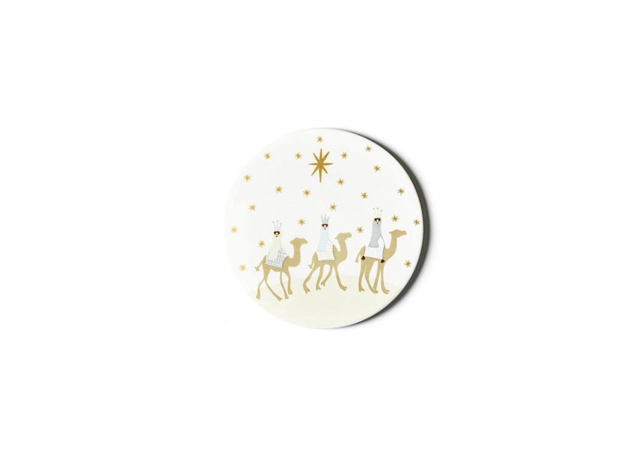 Cookware & Bakeware | Coton Colors by Laura Johnson Nativity Round Trivet, Fair Skin