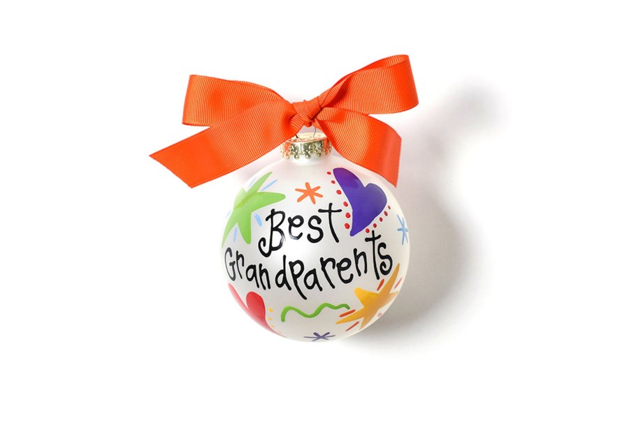 Commemorative Ornaments | Coton Colors by Laura Johnson Best Grandparents Glass Ornament