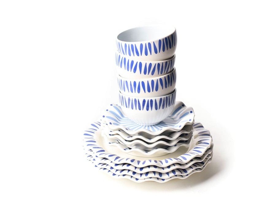 Sets | Coton Colors by Laura Johnson Iris Blue Dinnerware 12 Piece Set