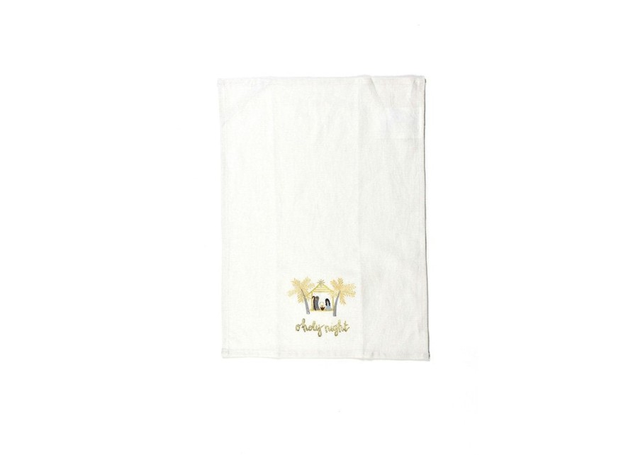 Shop All Home | Coton Colors by Laura Johnson Nativity O Holy Night Small Hand Towel, Fair Skin