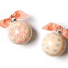 Babies & Children Ornaments | Coton Colors by Laura Johnson Welcome Baby Girl Gingham Glass Ornament