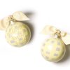 Commemorative Ornaments | Coton Colors by Laura Johnson Welcome Sweet Baby Gingham Glass Ornament