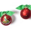 Babies & Children Ornaments | Coton Colors by Laura Johnson Santa'S Little Helper Boy Glass Ornament